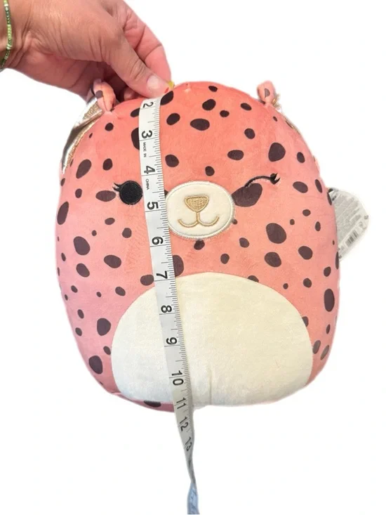 Squishmallows Nya Pink Spotted Leopard Plush with Cream Belly 12” - Picture 10 of 10